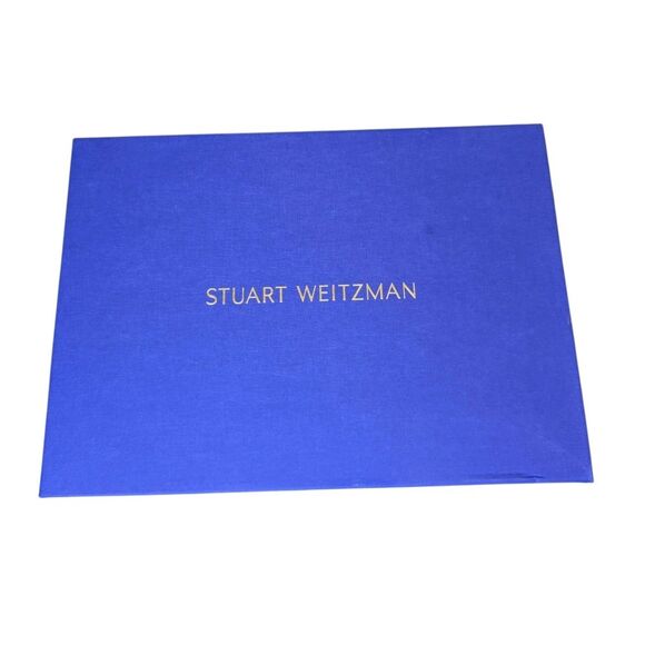 Stuart Weitzman Blue Empty Large Shoe Box 16.75" L x 12" W x 4.5" H - Picture 2 of 16